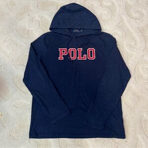 Polo by Ralph Lauren Navy Blue Hoodie Lightweight